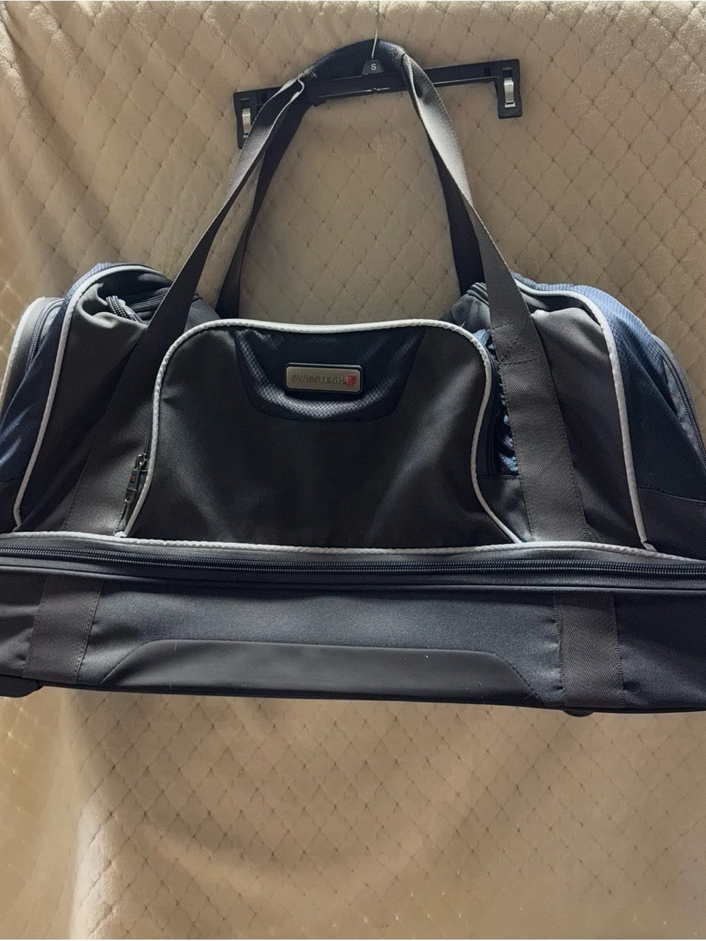Swiss Tech Navy, Black and Light Gray Travel Duffel